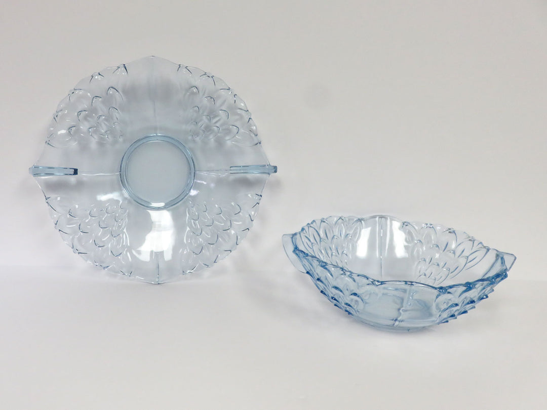 Pale Blue Bowl and Underplate