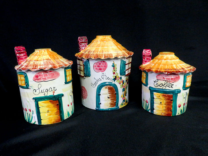 Hand Painted Canister Set