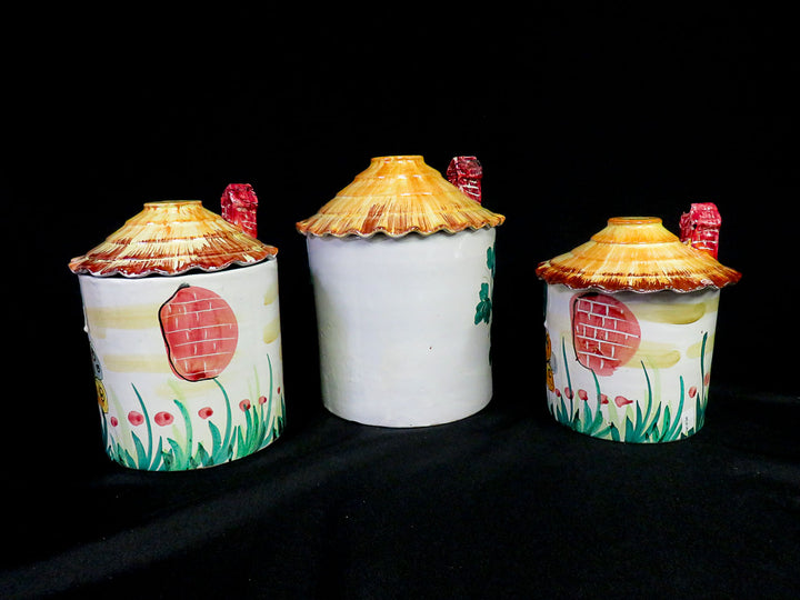 Hand Painted Canister Set