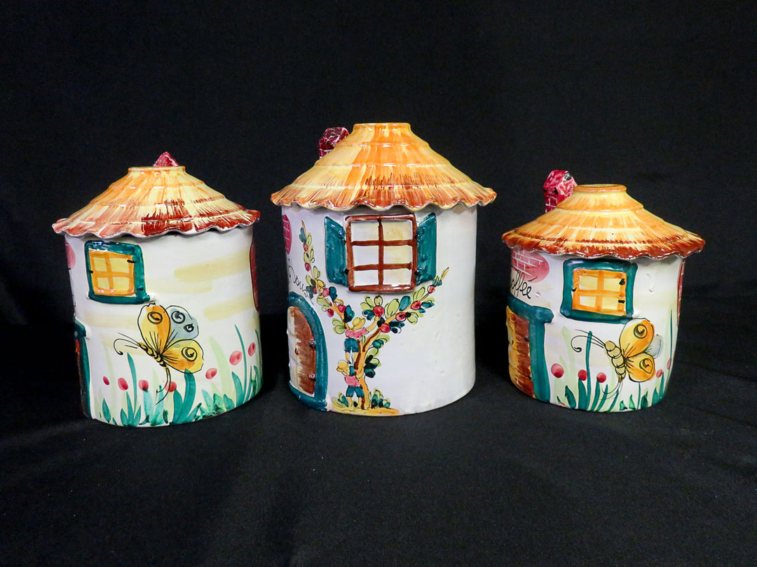 Hand Painted Canister Set