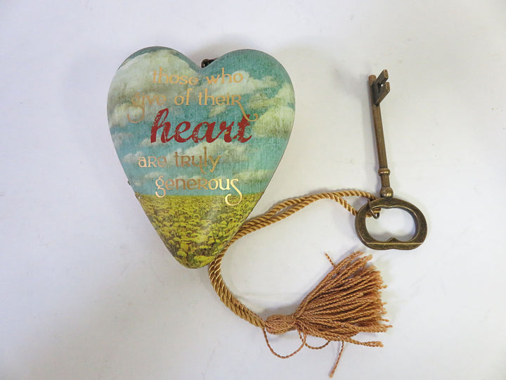 Heart with Key Stand