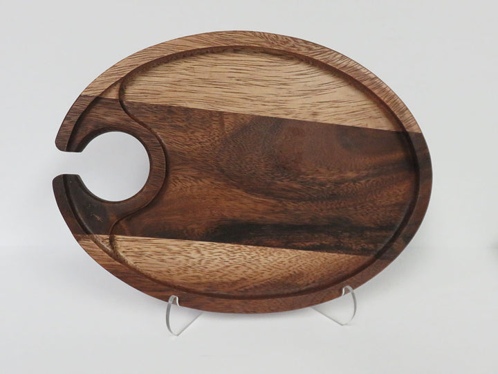 Teak "Wine & Dine" Platters