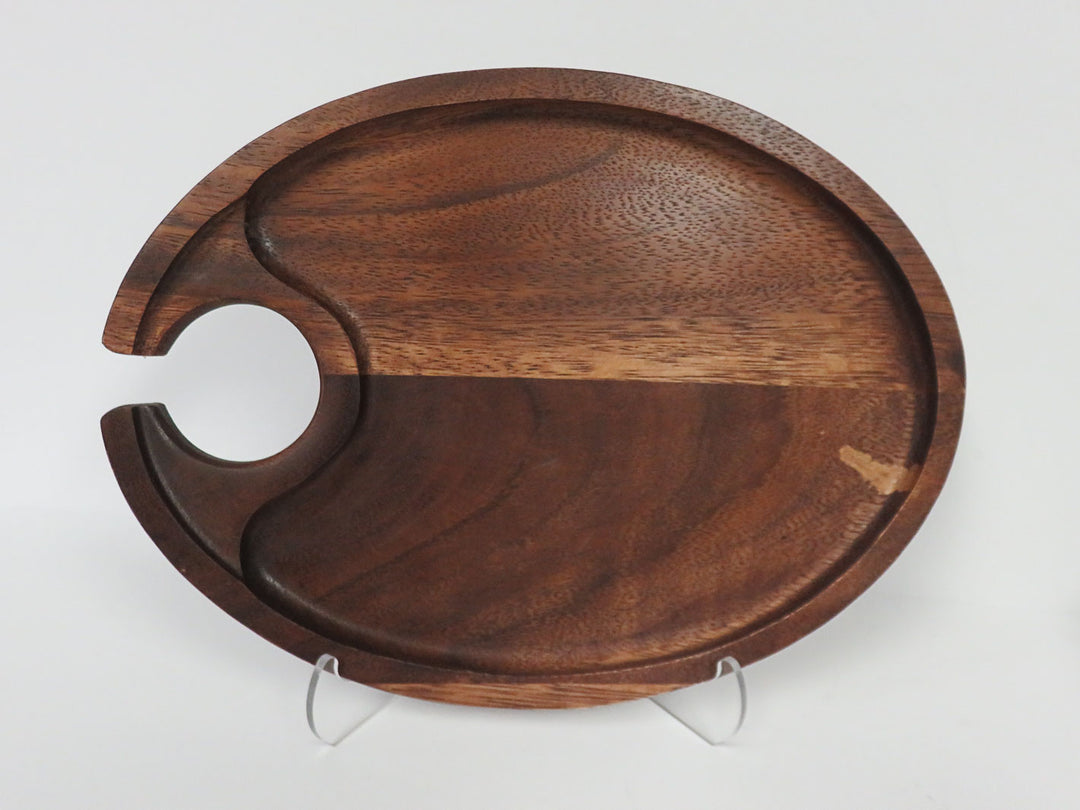 Teak "Wine & Dine" Platters