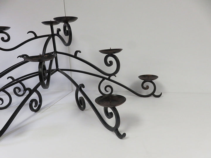 Scrolled Fireplace Candleholder