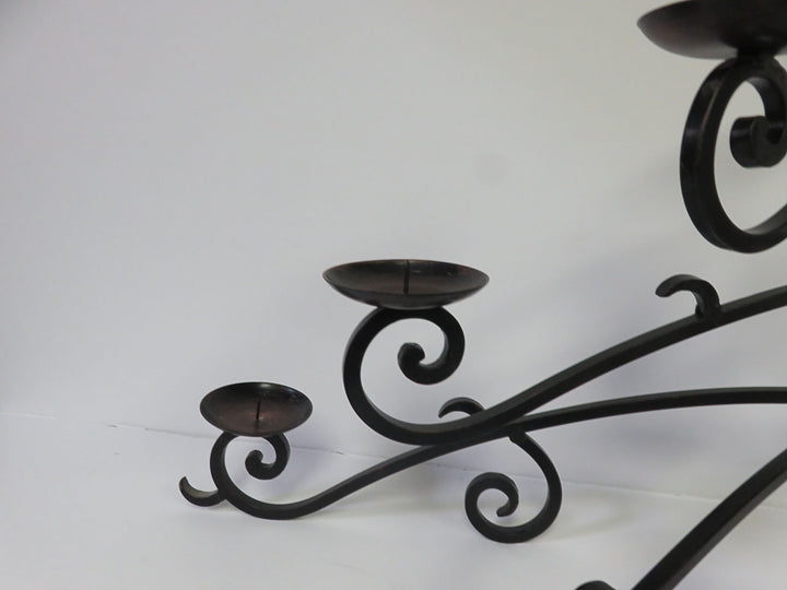 Scrolled Fireplace Candleholder