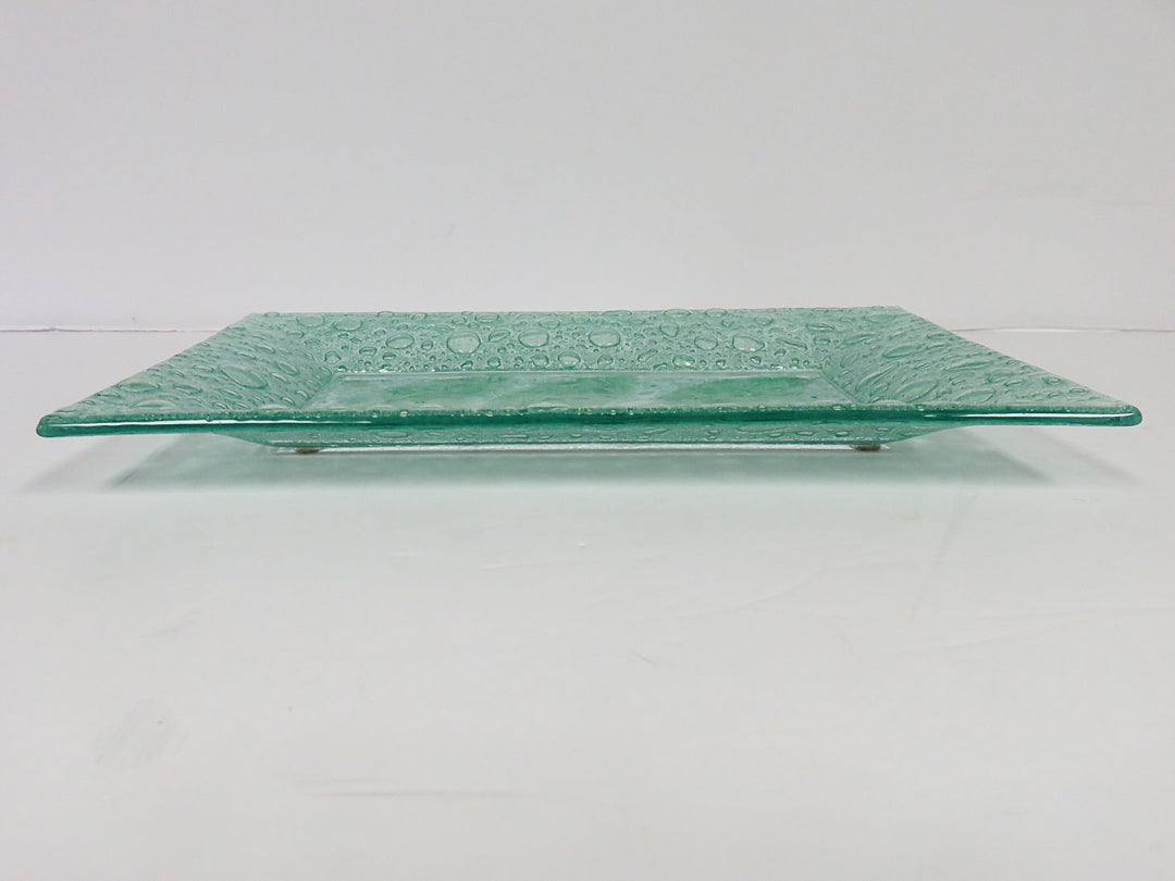 Green Glass Dish