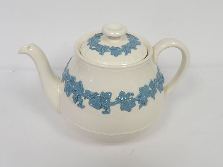 Wedgwood Embossed Queensware Teapot