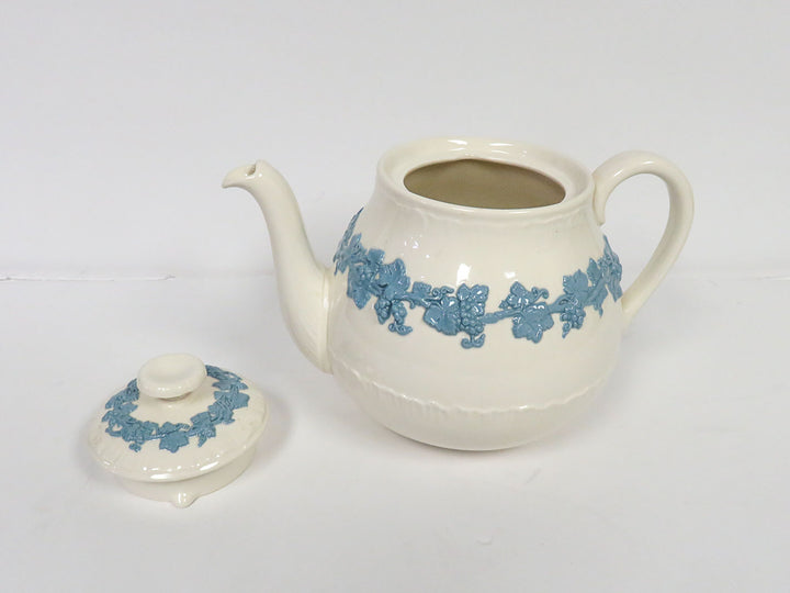 Wedgwood Embossed Queensware Teapot