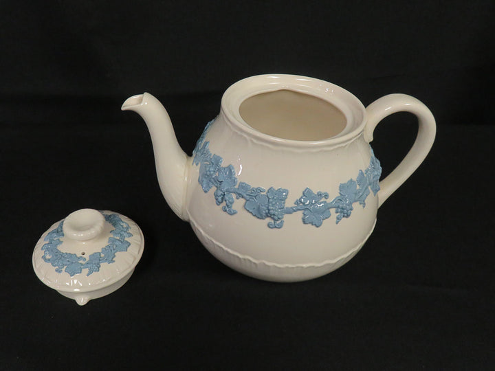 Wedgwood Embossed Queensware Teapot