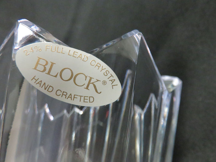 Block Crystal Vase