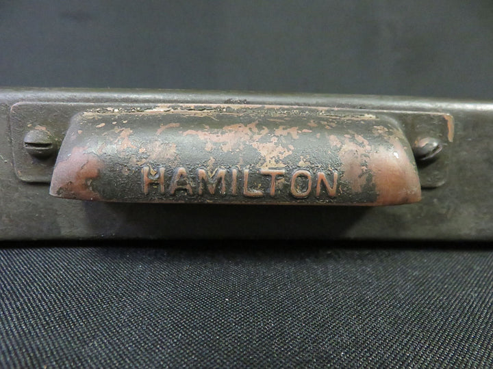 Antique Hamilton Print Set Drawer