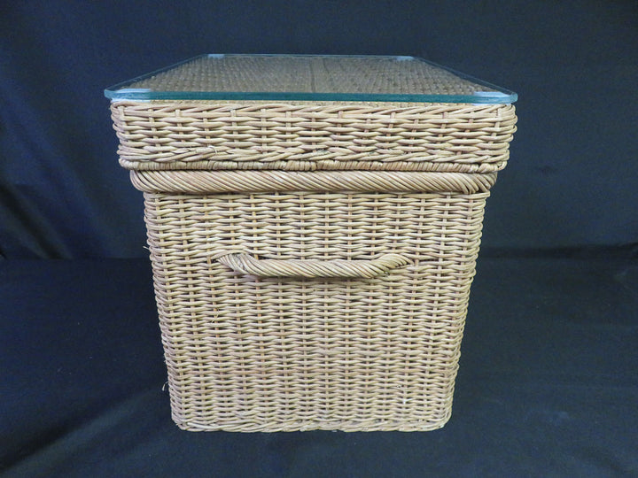 Hanging File Basket with Glass Top