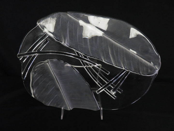 Glass Leaf Platter