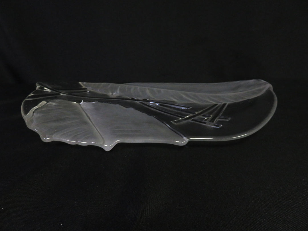 Glass Leaf Platter