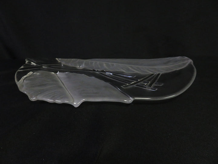 Glass Leaf Platter