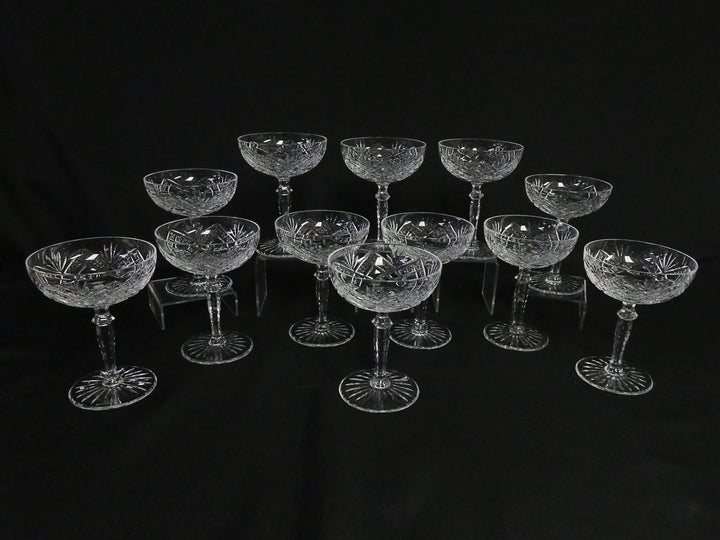 Vintage Cut Crystal Coupes