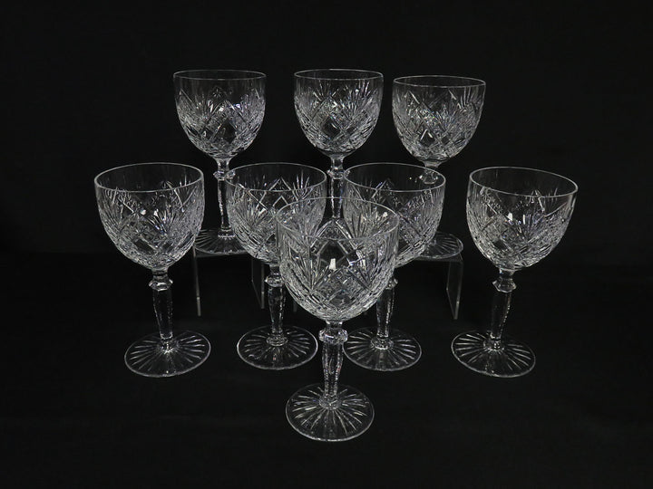 Vintage Cut Crystal Water Glasses