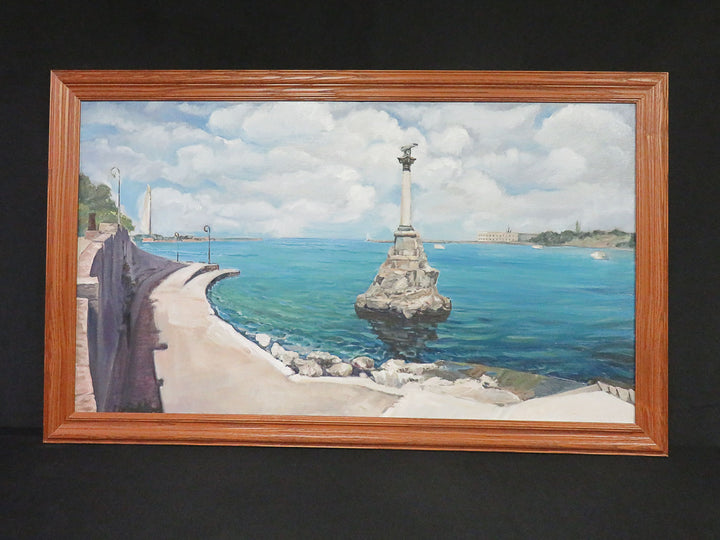 Crimean Coastal Scene Painting