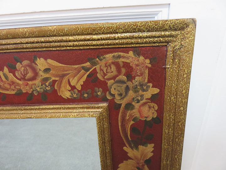 Hand Painted Beveled Mirror