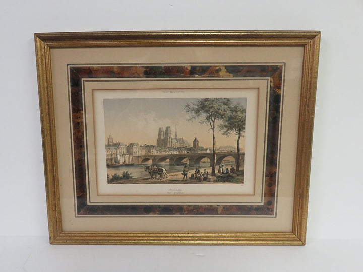 Antique City Lithograph