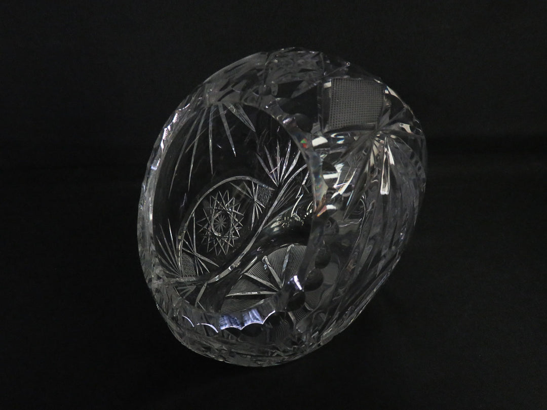 Cut Crystal Basket