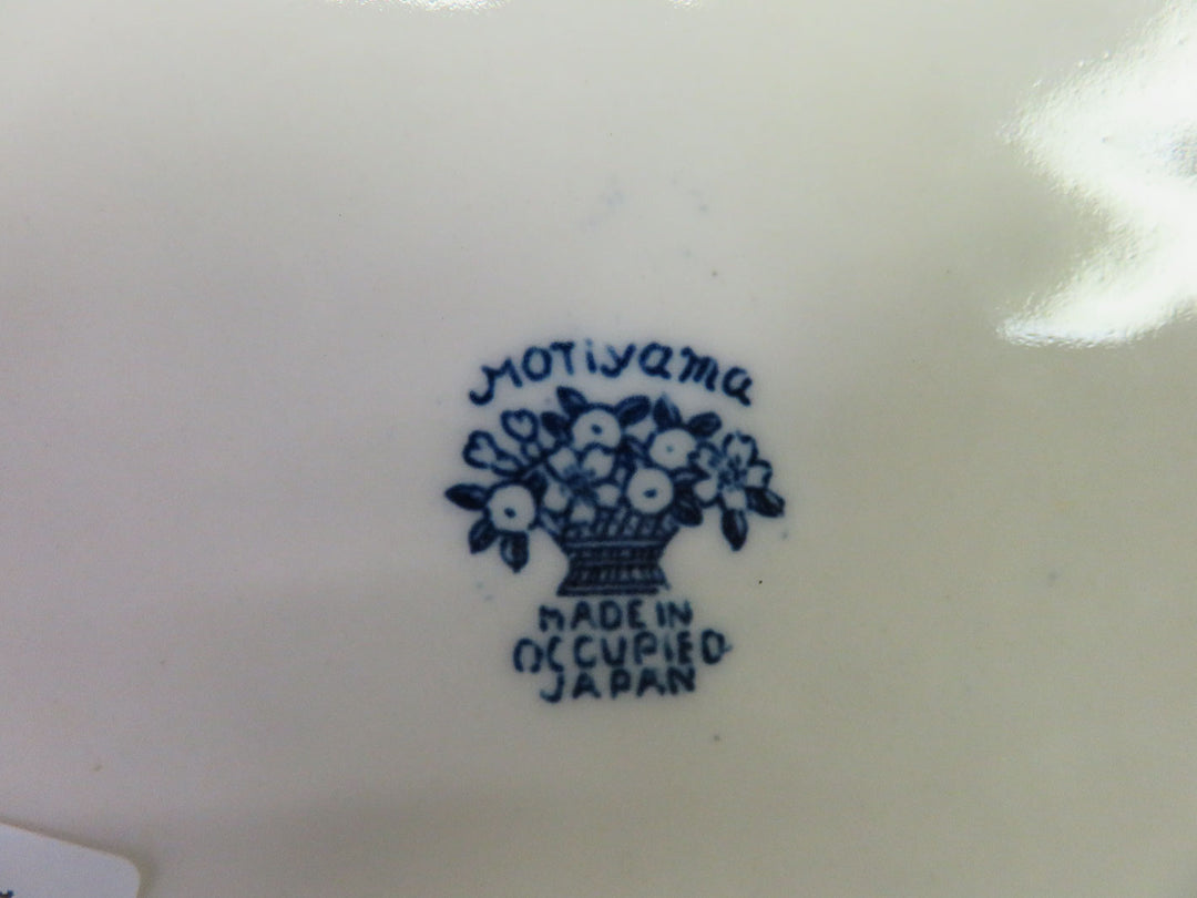 Set of Blue Willow Divided Plates