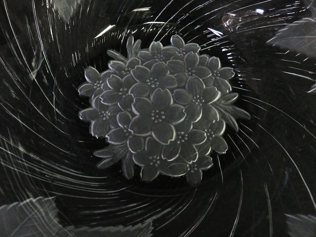 Tiffin Frosted Flower Blossom Bowl