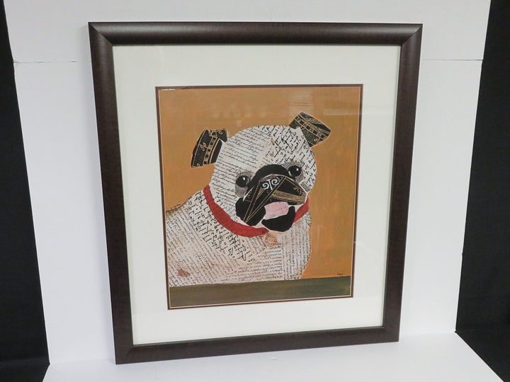 Bulldog Collage Print