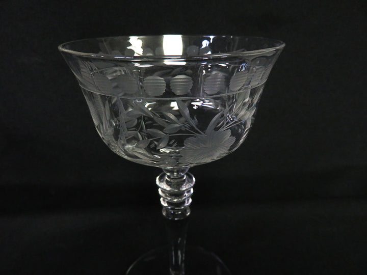 Crystal Champagne Coupes