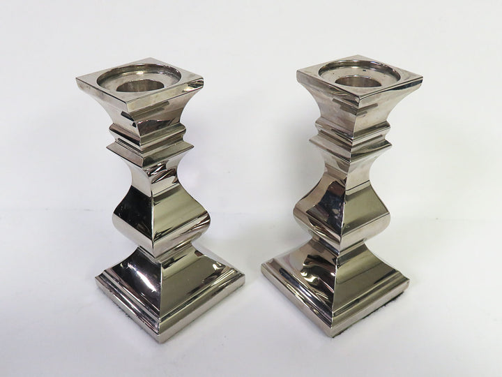 Polised Chrome Candlesticks