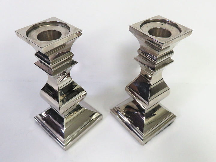 Polised Chrome Candlesticks