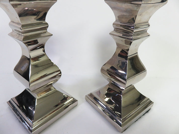 Polised Chrome Candlesticks