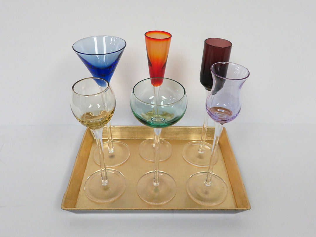 Vintage Cordials & Tray