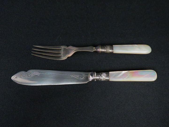 Mother of Pearl Fish Set