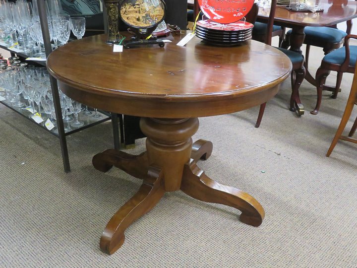 Pedestal Base Dining Table