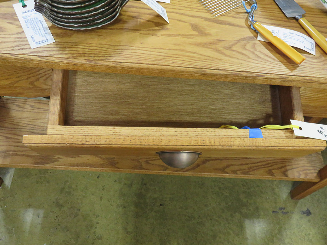 Oak Console Table