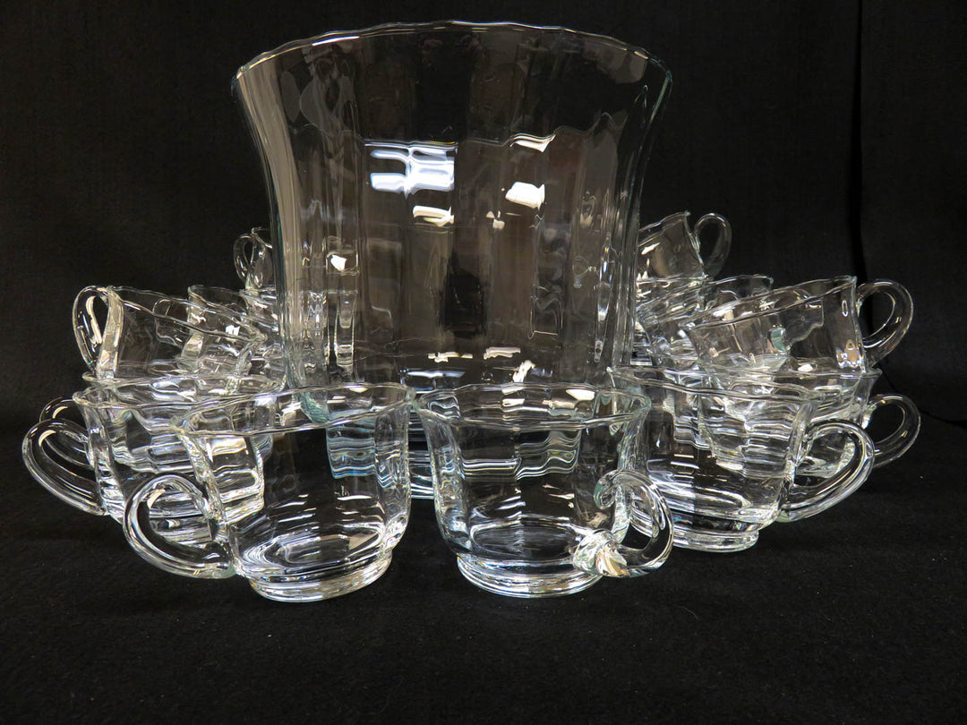 Punch Bowl & Cups Set