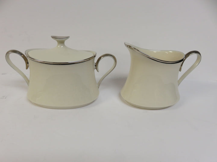 Lenox "Solitaire" Cream & Sugar