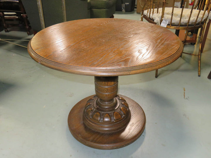 Pedestal Base Occasional Table