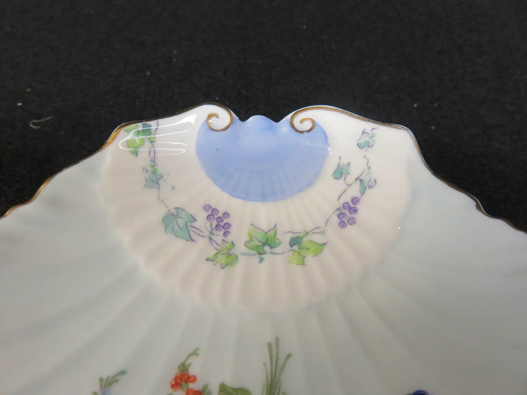 English Shell-Shaped Trinket Dish