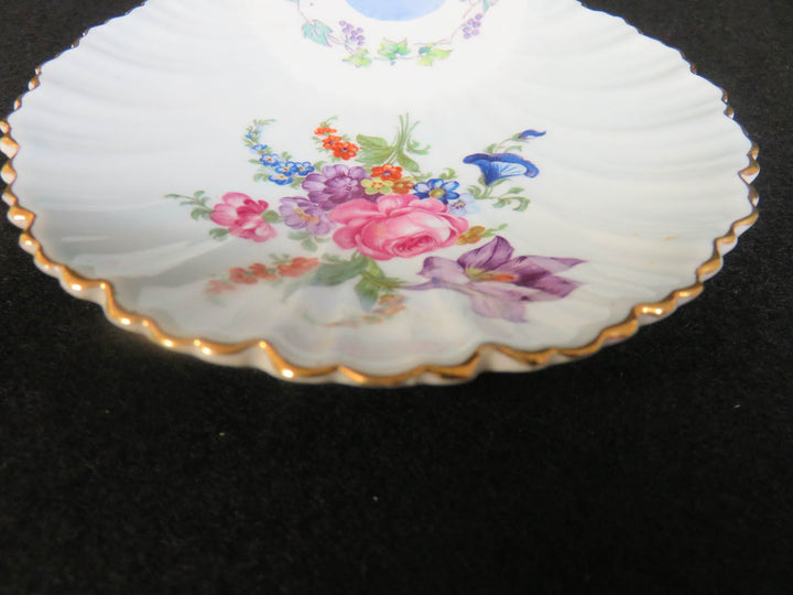 English Shell-Shaped Trinket Dish