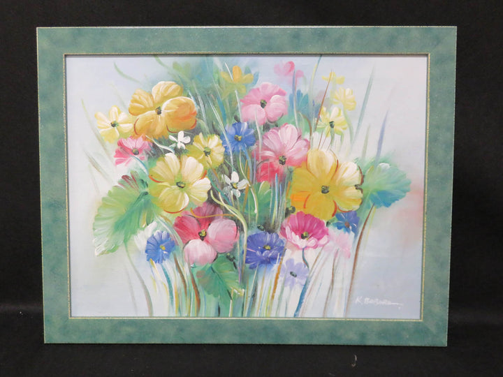 Garden Flower Oil Painting - Original