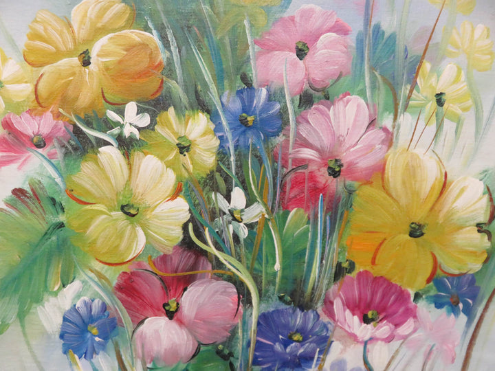 Garden Flower Oil Painting - Original