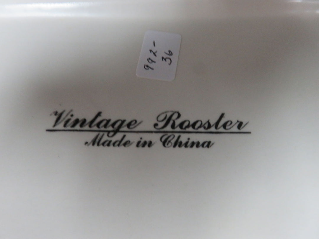 Handled Rooster Platter