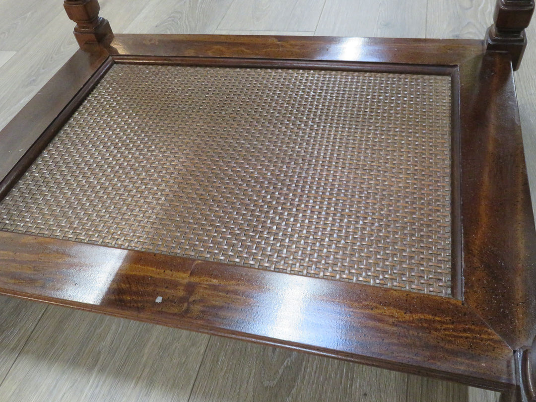 Glass Insert Occasional Table