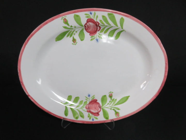 Painted Rose Platter