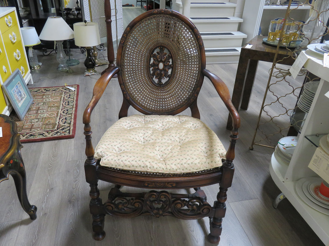 Antique Adams Style Arm Chair