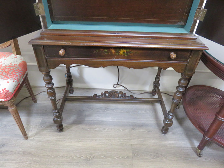 Vintage Wood Secretary Desk