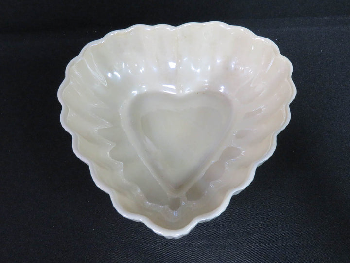 Heart Shaped Belleek Bowl