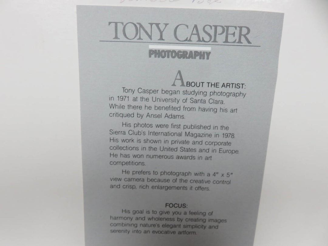 Tony Casper Photograph